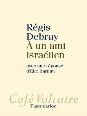 cover image of À un ami israélien